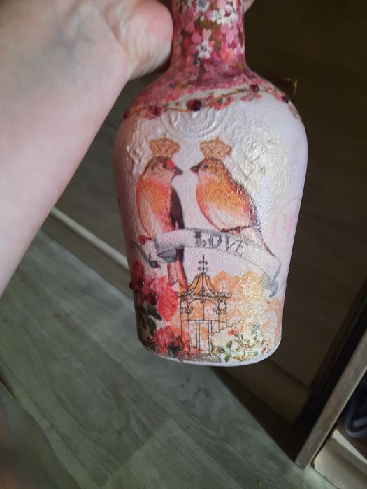 Декоративная бутылка 24 см.