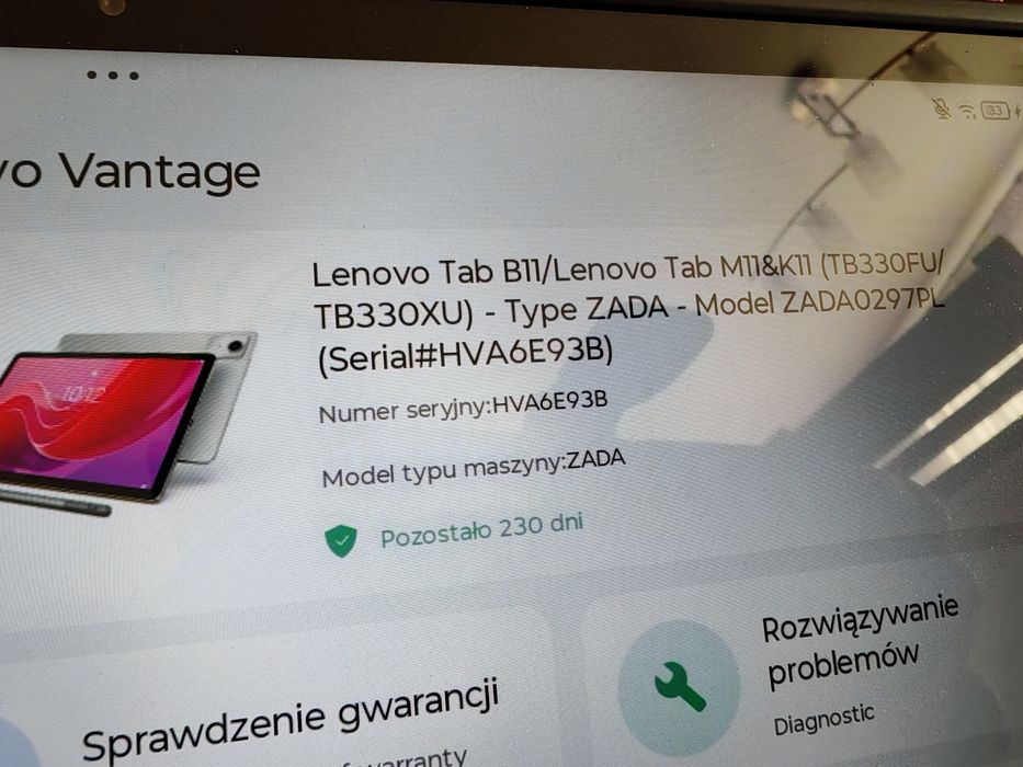 Lenovo TAB M11 plus rysik 10,95 cala