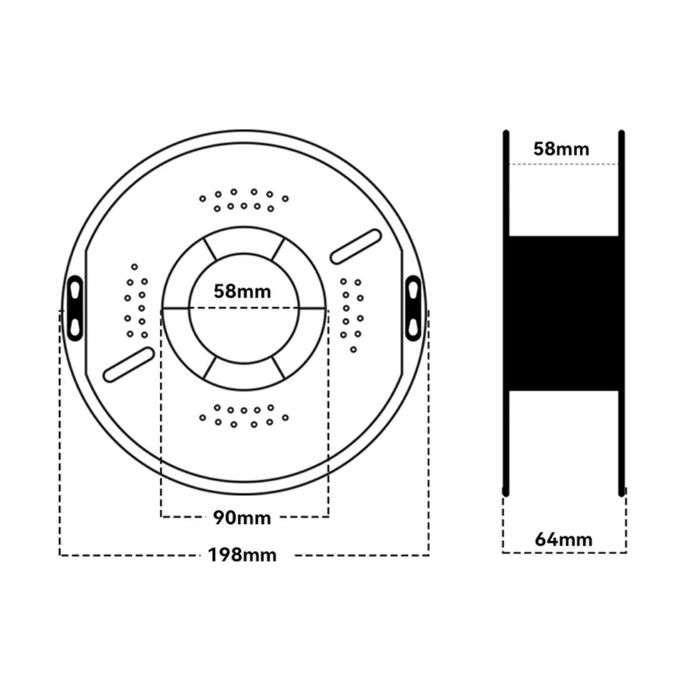 Filamento PLA 1.75mm Bobina 1KG para impressora 3D *NOVO*