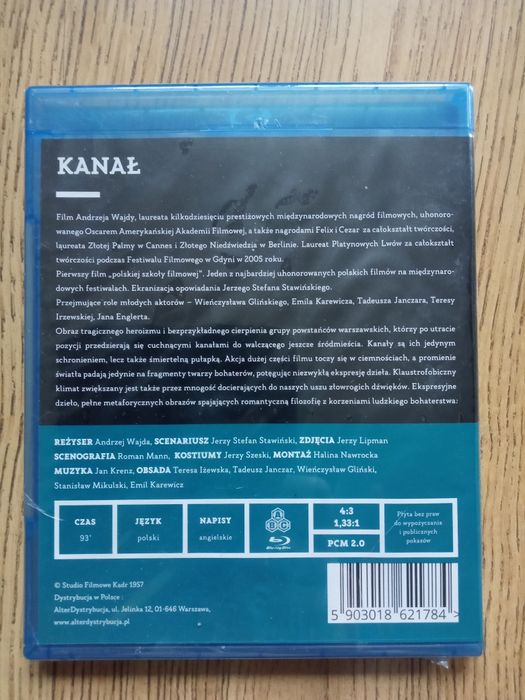 Kanał (Rekonstrukcja cyfrowa) bluray nowy w folli