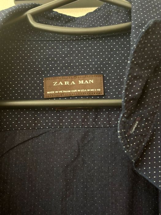 Camisa azul Zara