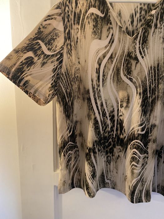 Blusa de manga curta, senhora,tamanho 3XL, muito fresca