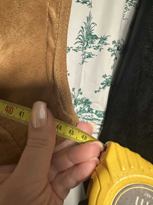 Sukienka mini imitacja zamszu rozmiar M