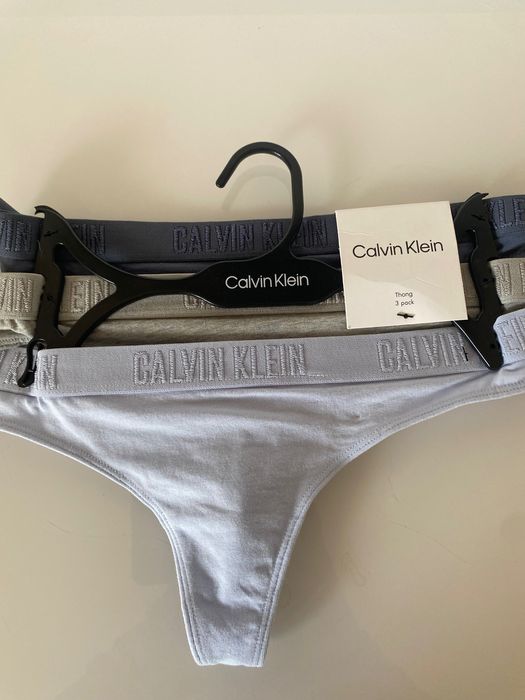 Majtki stringi i stringi Thong Calvin Klein rozmiar S 3 pak