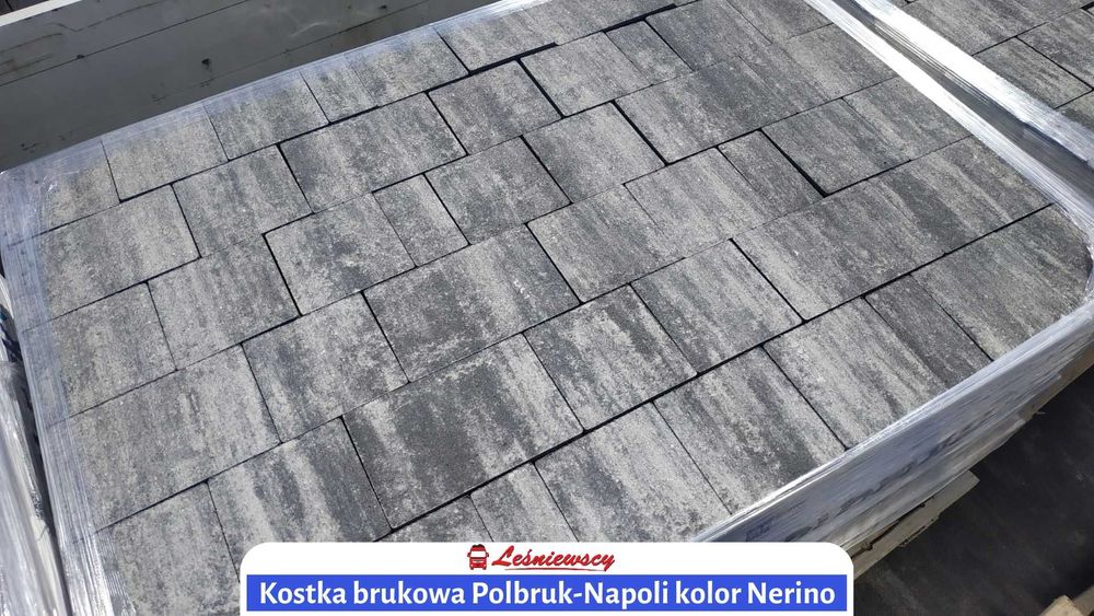 Kostka brukowa Polbruk-NAPOLI na podjazd/taras/schody gr.6cm transport