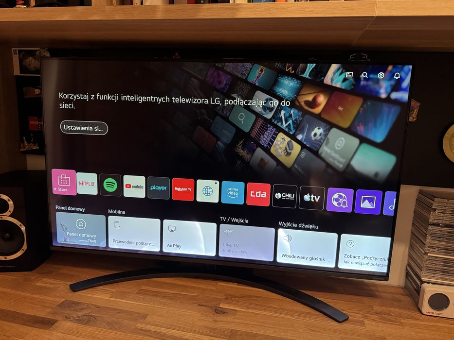 LG 49″ 4K (49NANO816NA) Smart TV netflix yt aplle tv