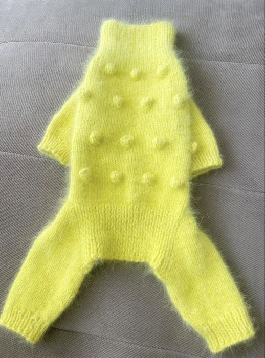 Комбинезон для собаки пух норки