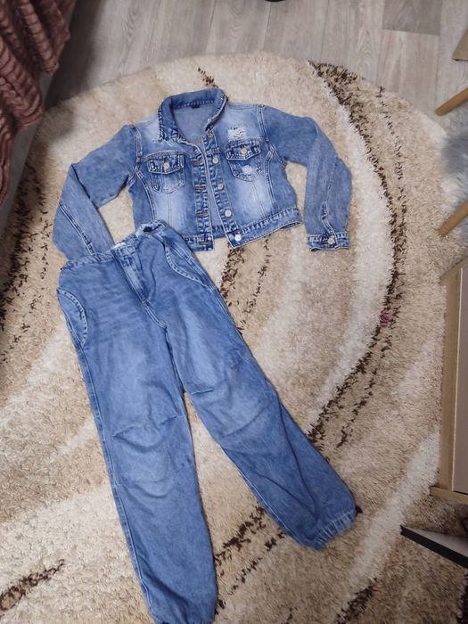 Костюм на дівчинку джинсові фірми zara