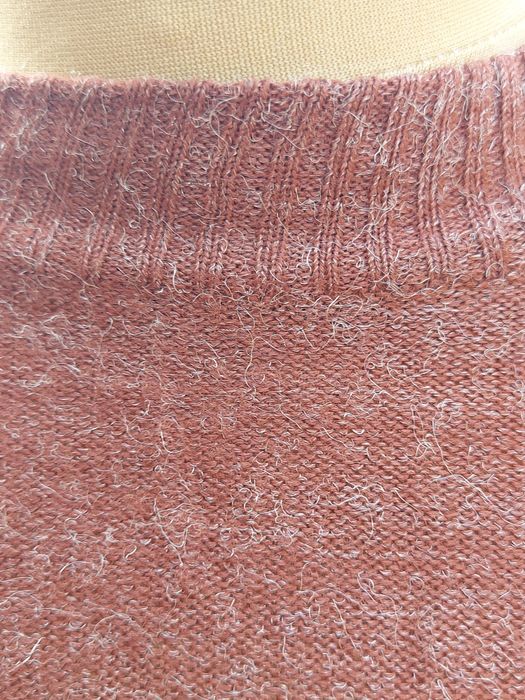 Stary Sweter męski brązowy z czasów PRL rozmiar XL/2XL Firma JWONA