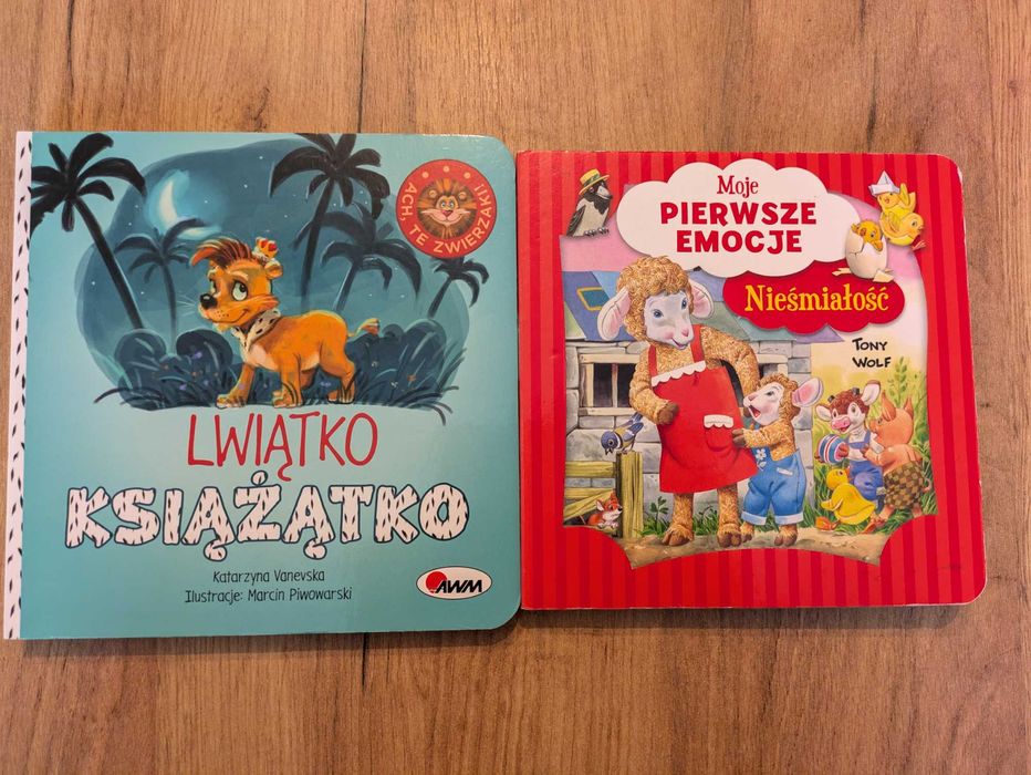 Książeczki dla dzieci 2 szt. o emocjach