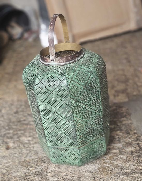 Lanterna Jarrão Porta velas de chão