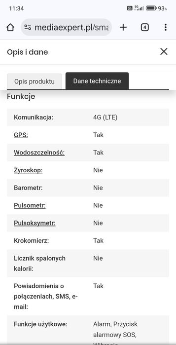 Smartwatch myPhone carewatch kid