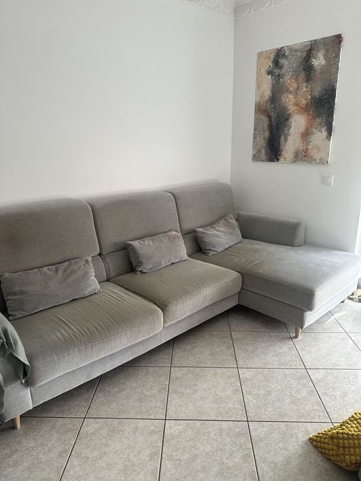 Sofa 3 lugares c chaise longue a esquerda