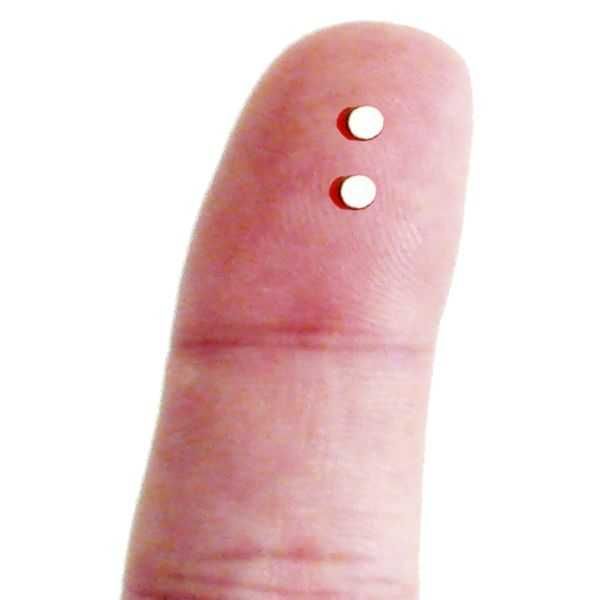 Mini mikro słuchawka na egzamin sesja pętla szpiegowska + 2 baterie