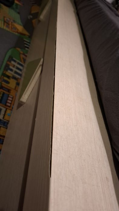 Łóżko piętrowe Black Red White komplet Strzałka