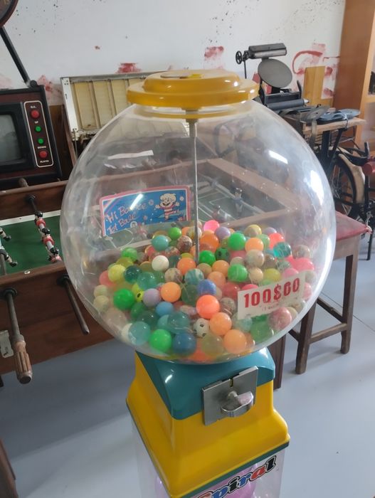 Máquina espiral bolas saltitonas