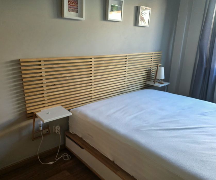 Cama e cabeceira MANDAL