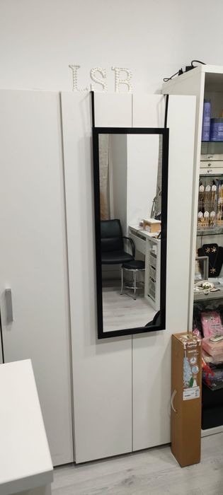 Espelho retangular preto