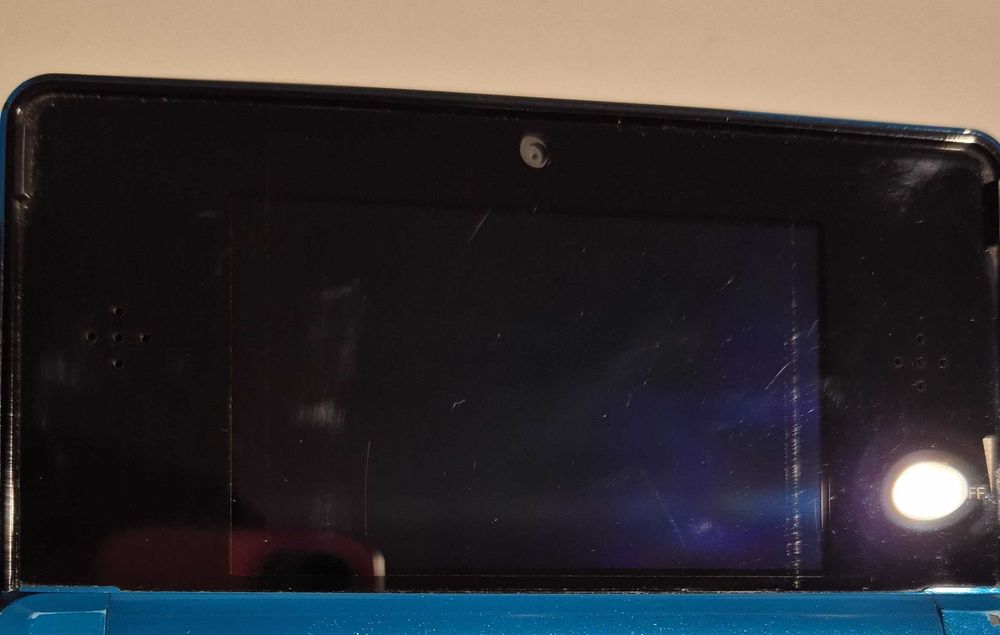 Nintendo 3DS aqua blue EUR db stan + 2 gry