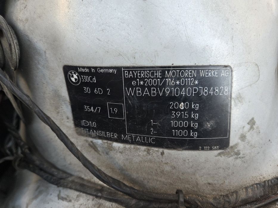 бмв купе е46  330сд  3.0 дизель м57н