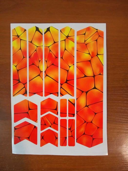 Захисна наклейка на раму велосипеда, вилку велосипеда. Від подряпин