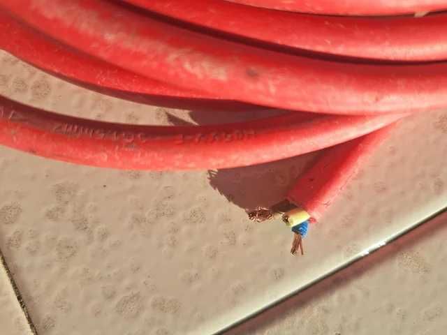 Cabo rosa H05VV-F 3G1,5 mm² 3m