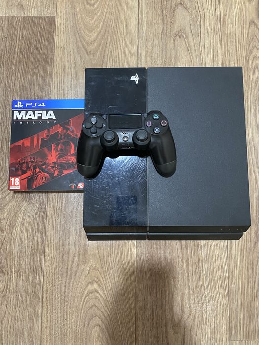 PlayStation 4 Slim 500GB + оригінальний джойстик DualShock 4 + гра Mafia Trilogy