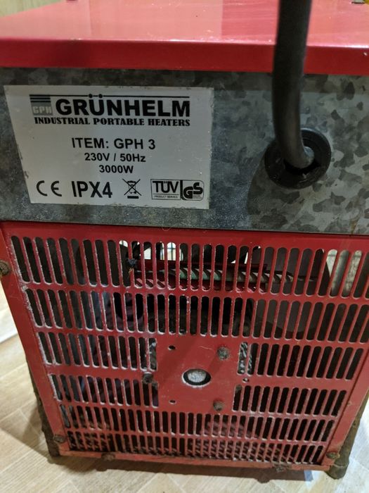 Обігрівач термо-пушка grunhelm GPH 3
