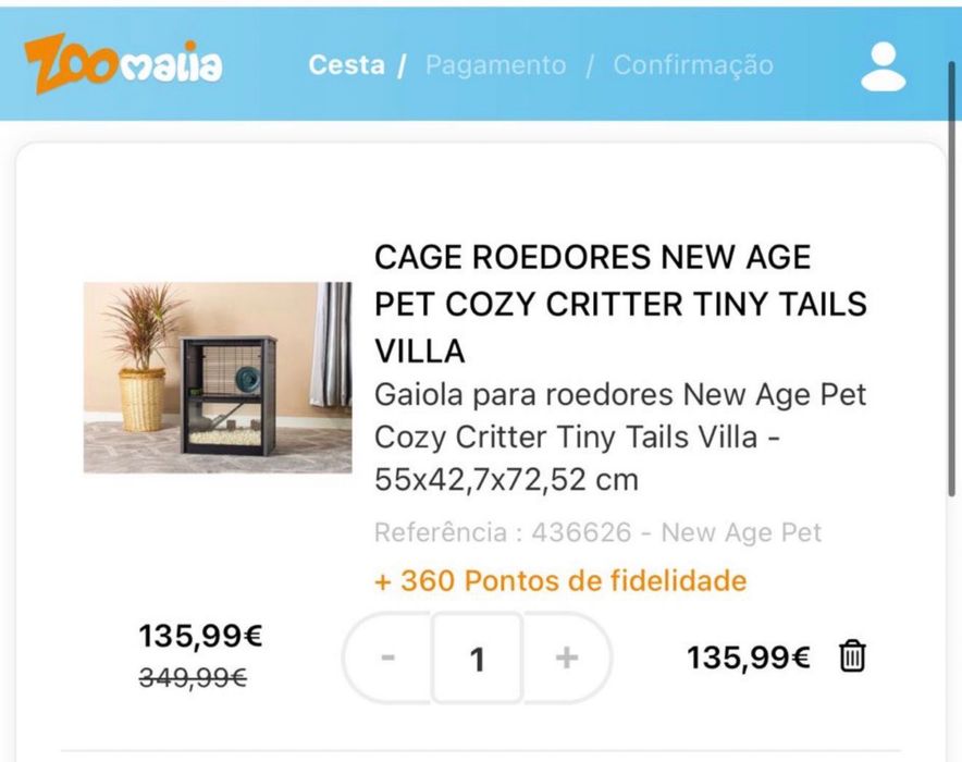 Gaiola de roedores