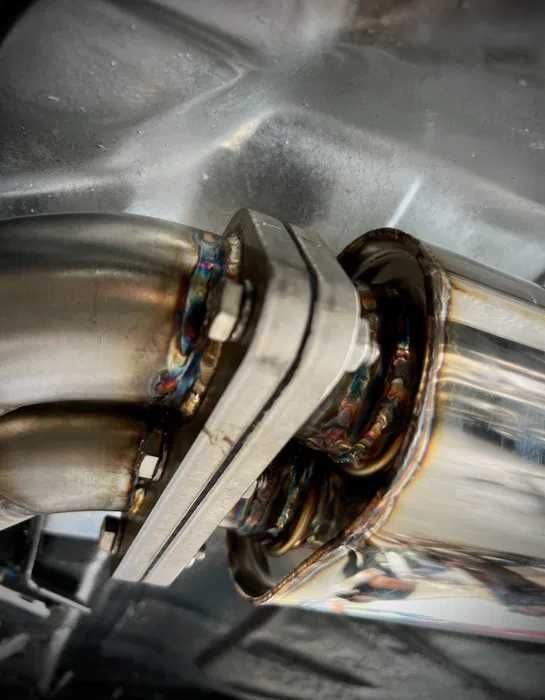 -= Spawanie wydechów TIG Klasowa budowa uklad - tłumiki -stal kwas -=