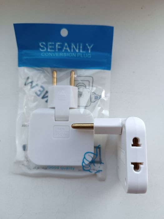 тройник переходник электрический поворотный