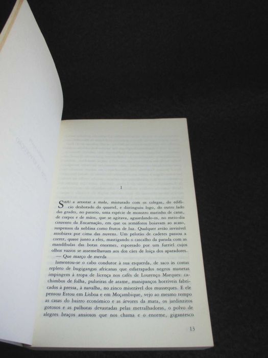 Livro Fado Alexandrino António Lobo Antunes 1ª edição 1983