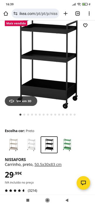 Carrinho IKEA bom estado