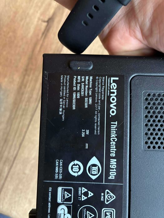 MiniPC Lenovo ThinkCentre M910q Tiny i5-7500T 256SSD Win 10Pro