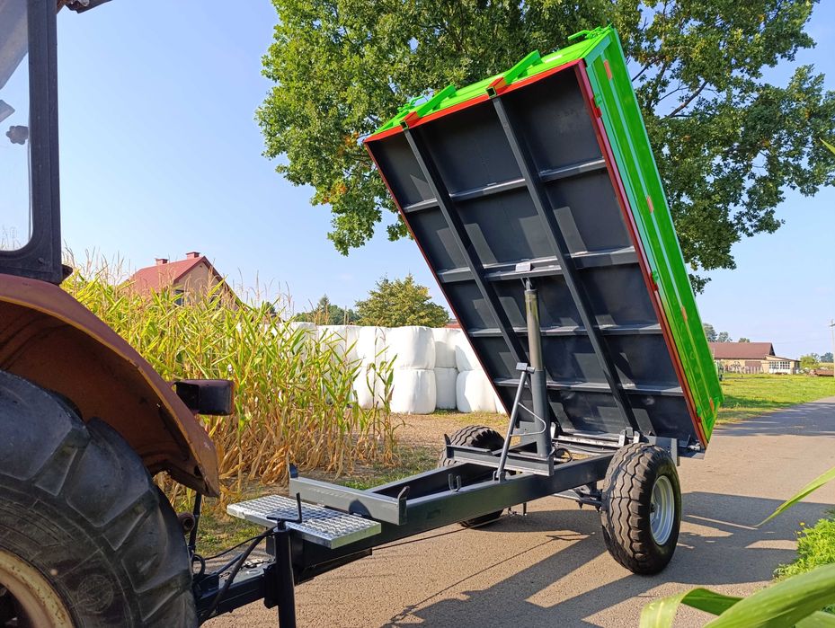 Przyczepa Wywrotka jednoosiowa Fabryczna  NAVTEK z hamulcami