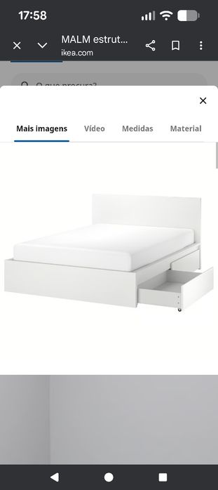 Cama de casal IKEA