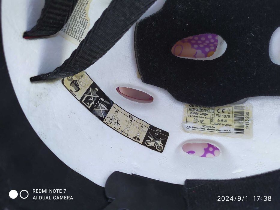 Kask rowerowy dziecięcy KIDDY Decathlon