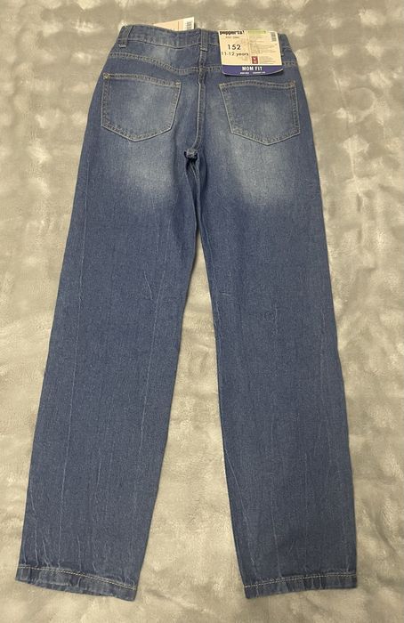 Spodnie jeansowe dziewczęce Mom Fit 152 cm, 11-12 lat.