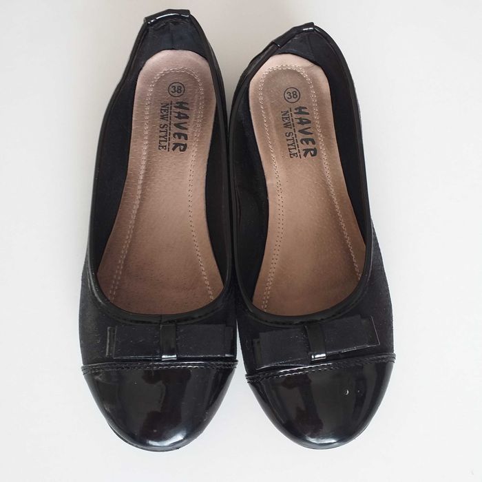 Buty balerinki, baleriny rozm 38, dł wkładki 23cm.