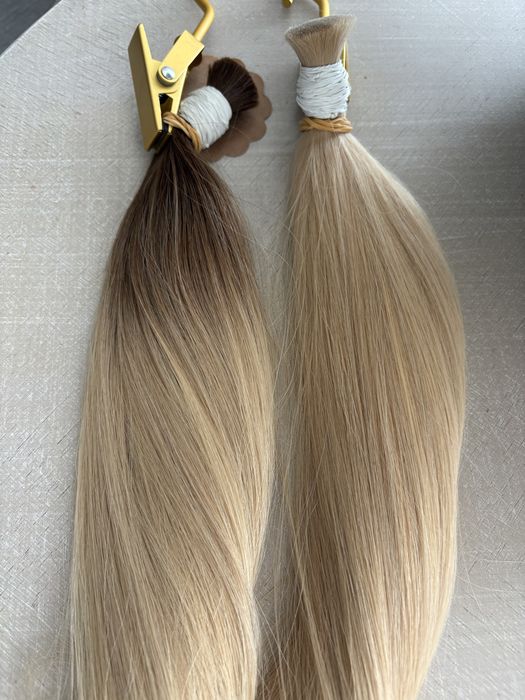 Wlosy naturalne beżowe blondy