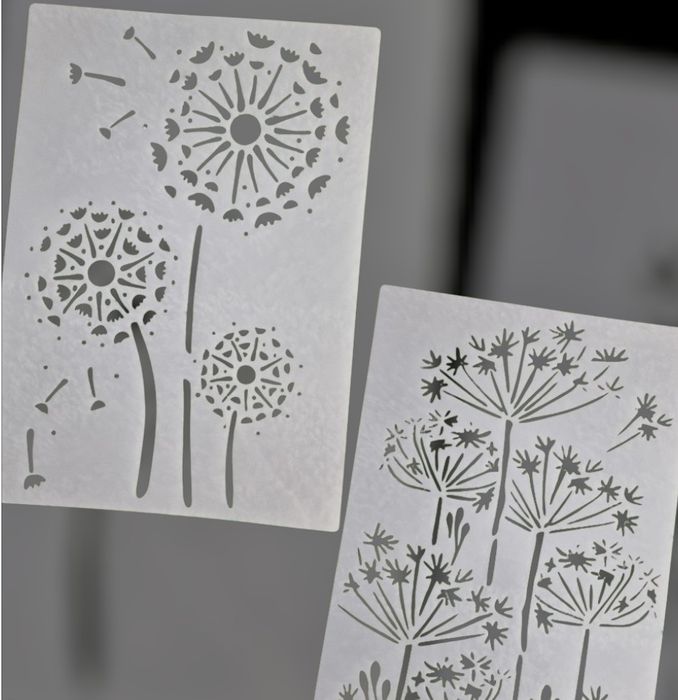 Szablon Malarski / Dekoracyjny - DIY, scrapbookingu, tynk, Nr K8