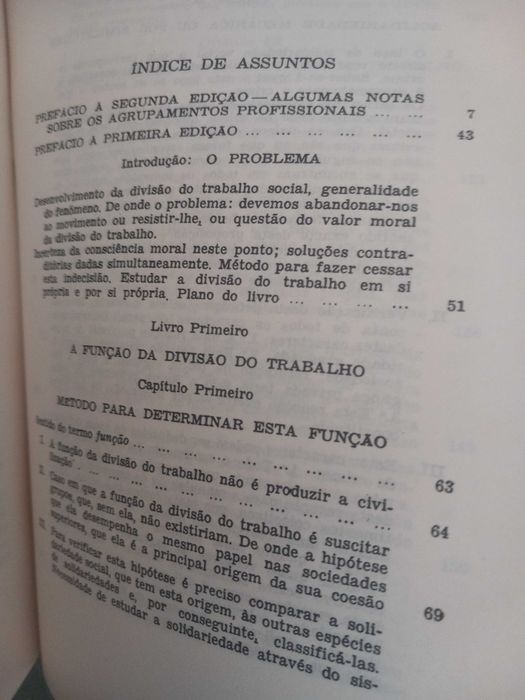 A divisão do Trabalho Social (2 v.) - Emile Durkheim