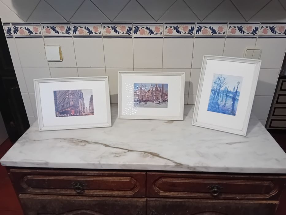 Conjunto de 3 Molduras Decorativas