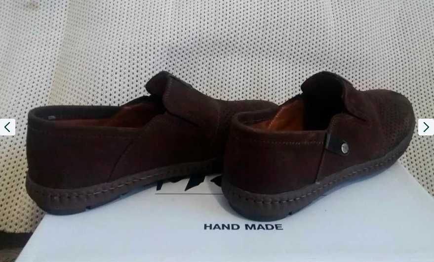 Мокасины мужские нубук Mitro 41-42р.