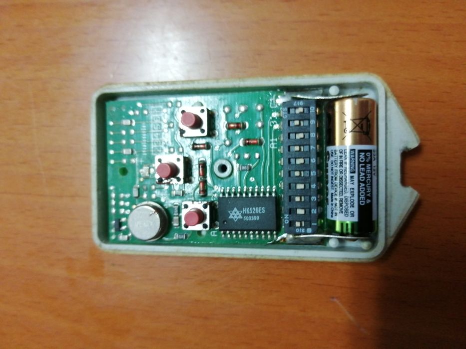 434 MHz dip switch remote control64564341451267121