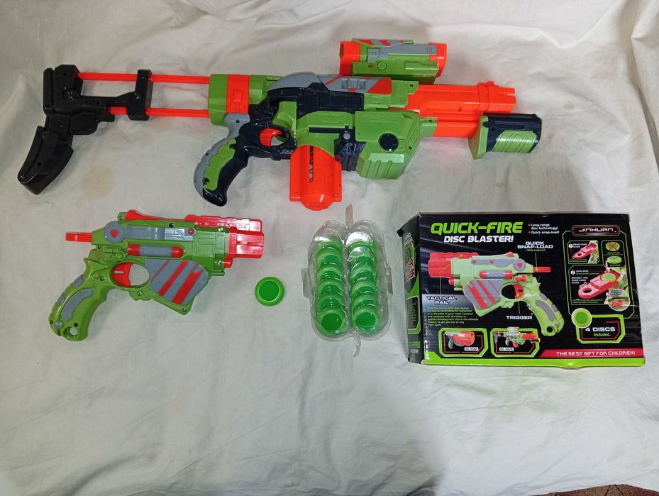 Бластер Nerf Vortex Praxis Proton ружье и пистолет стреляет дисками
