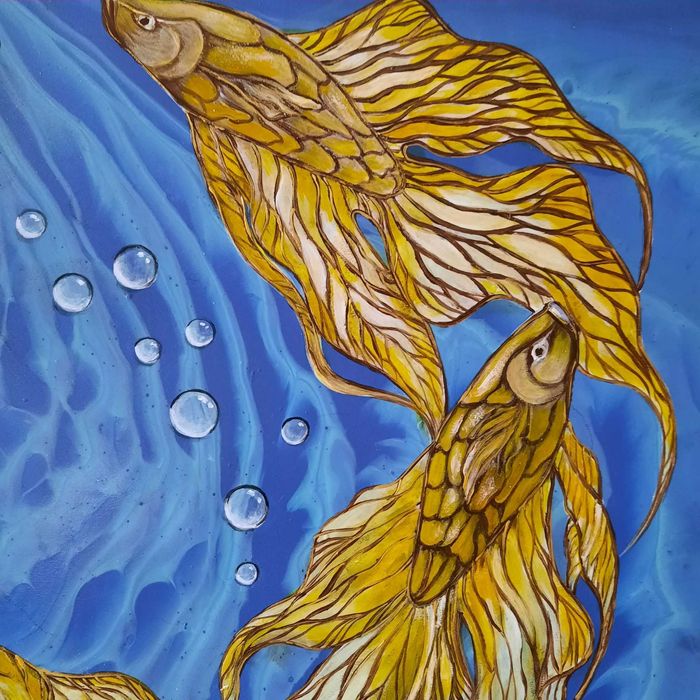 Natale Air / Живопис / картина / 40/40 Мixed media Art / 2020 / #156