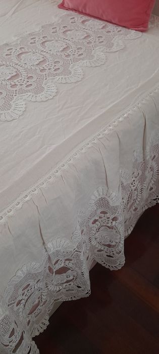 Colcha de Linho cama de casal