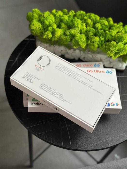 Часы Gs Ultra 4G Android 16Gb памяти Amoled Новинка с Симкартой