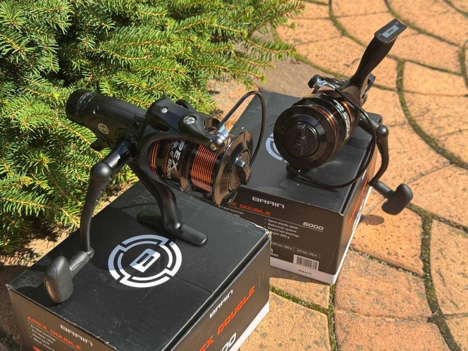 Карповая катушка Brain Apex Double Baitrunner 3000-4000-5000-6000